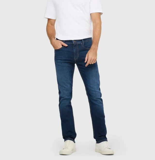 MAC Jog'n jeans mørkeblå Modern Fit sweatdenim