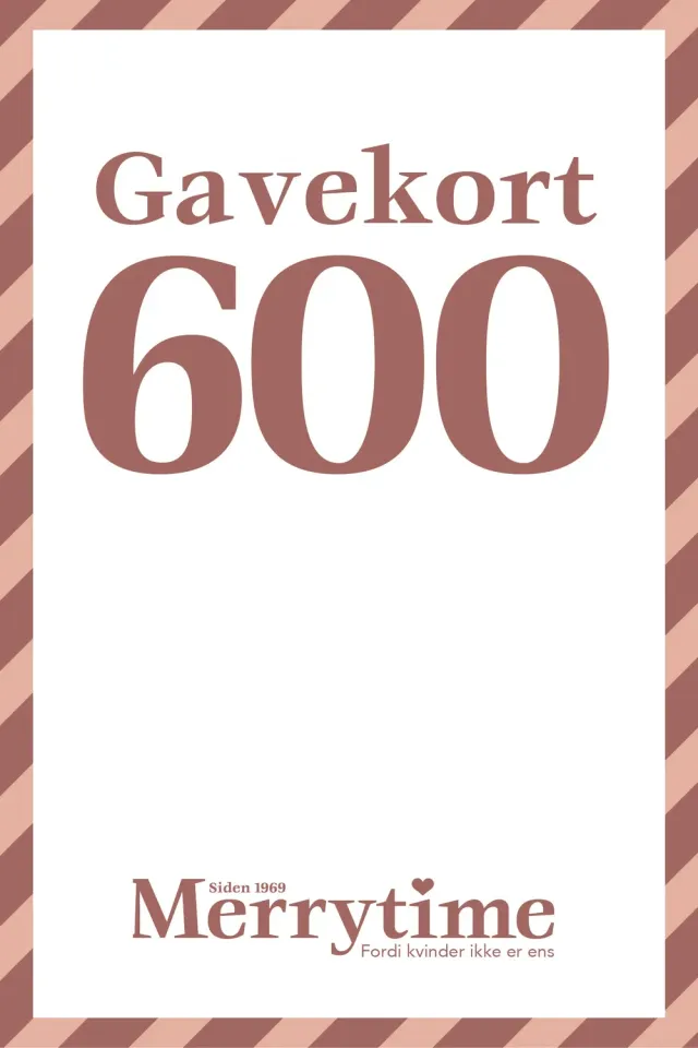 Merrytime Gavekort 600 kr email gavekort til hende