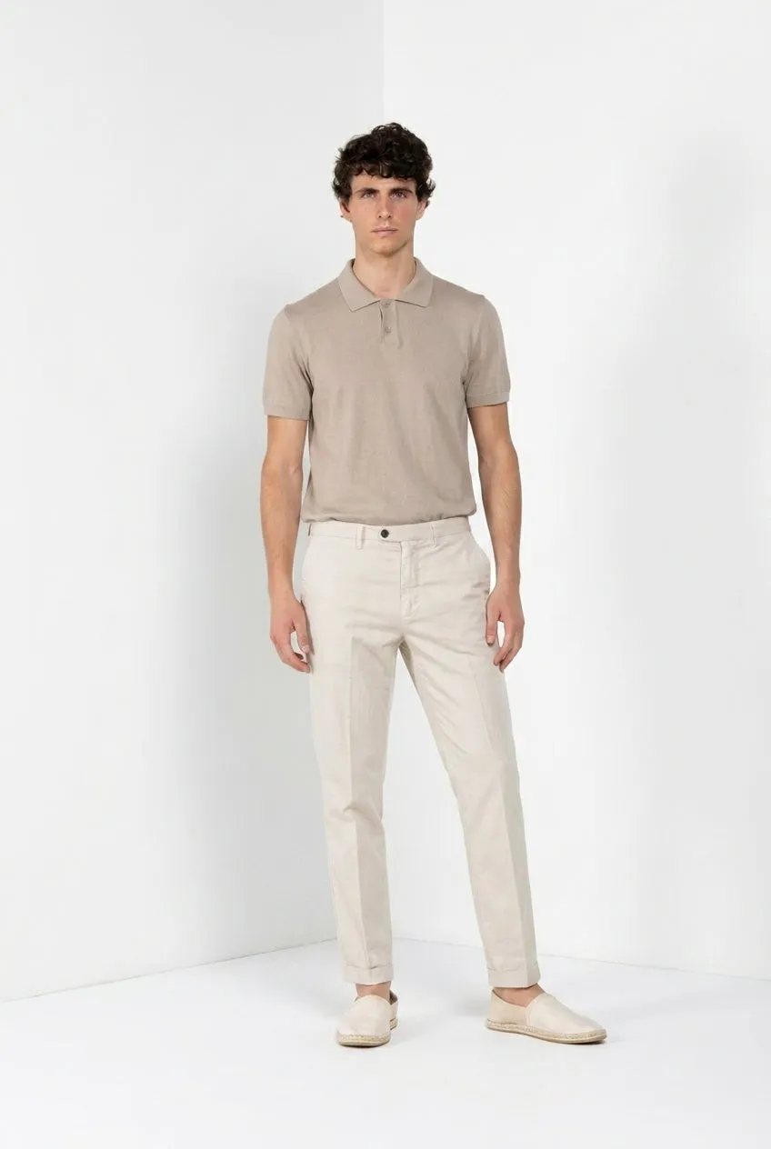 Mason's Boston chinos relaxed fit stucco hør