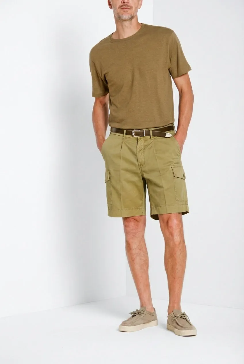 Mason's Cargo bermuda shorts syregrøn relaxed gabardine