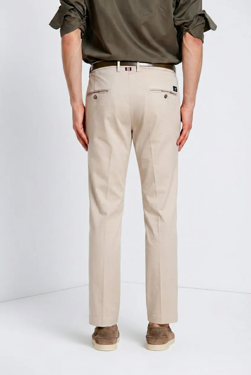 Mason's Torino Flex chino bukser beige slim stretch
