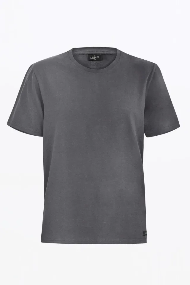 Organsk The Classic Organic Tee t-shirt grå bomuld