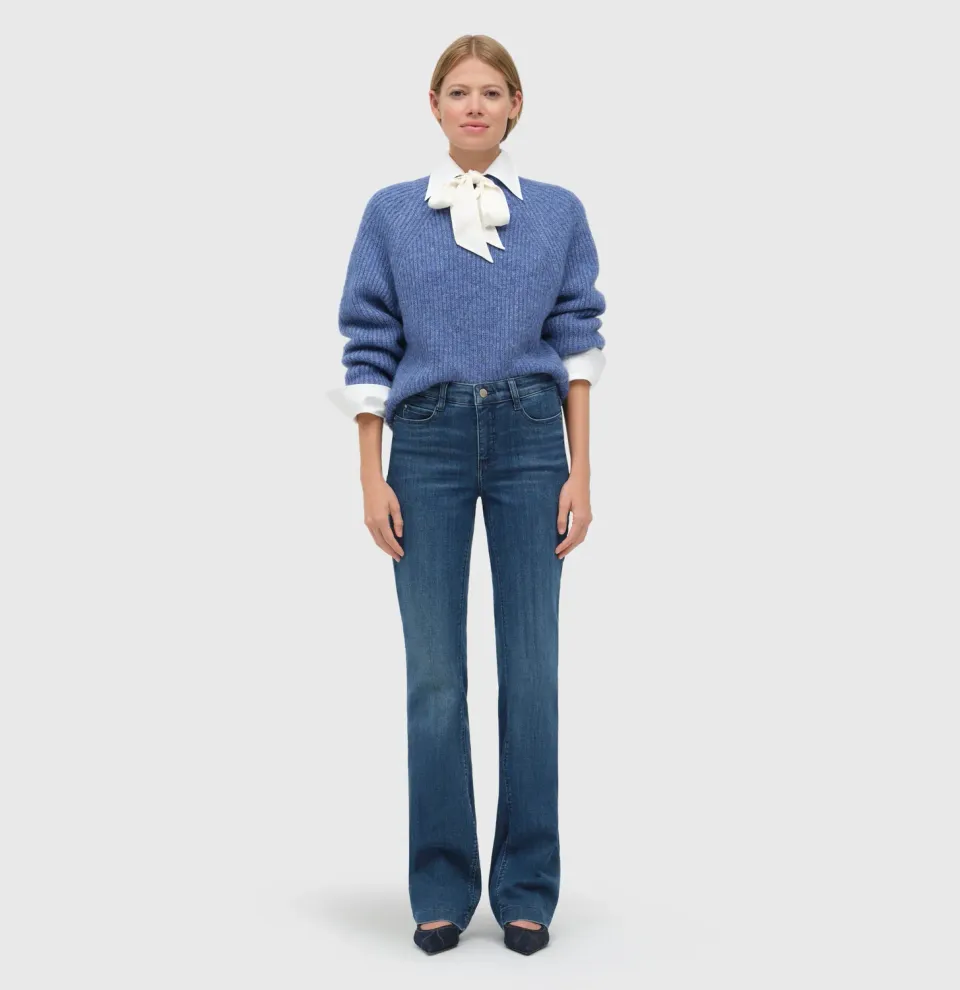 MAC Dream Boot 5429 bootcut jeans mellemblå