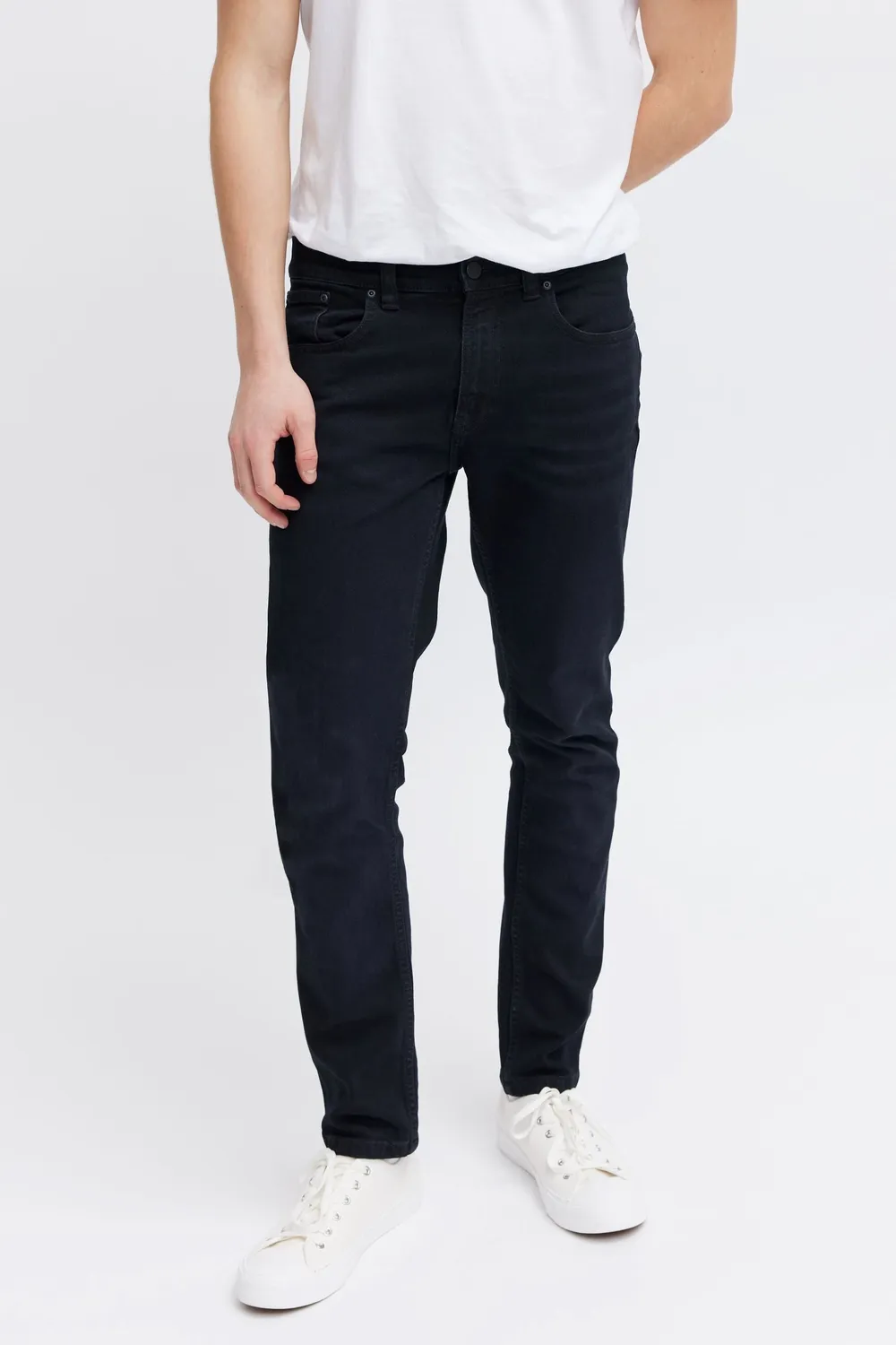 Organsk Atmosphere Black Rock jeans sort stretch