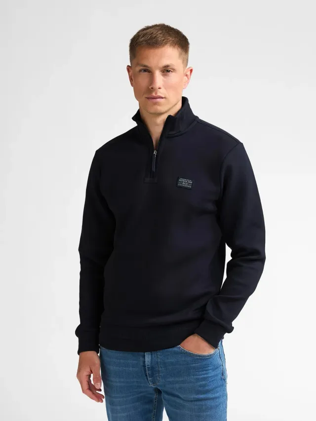 Petrol Industries Steelcore sweater med kort lynlås