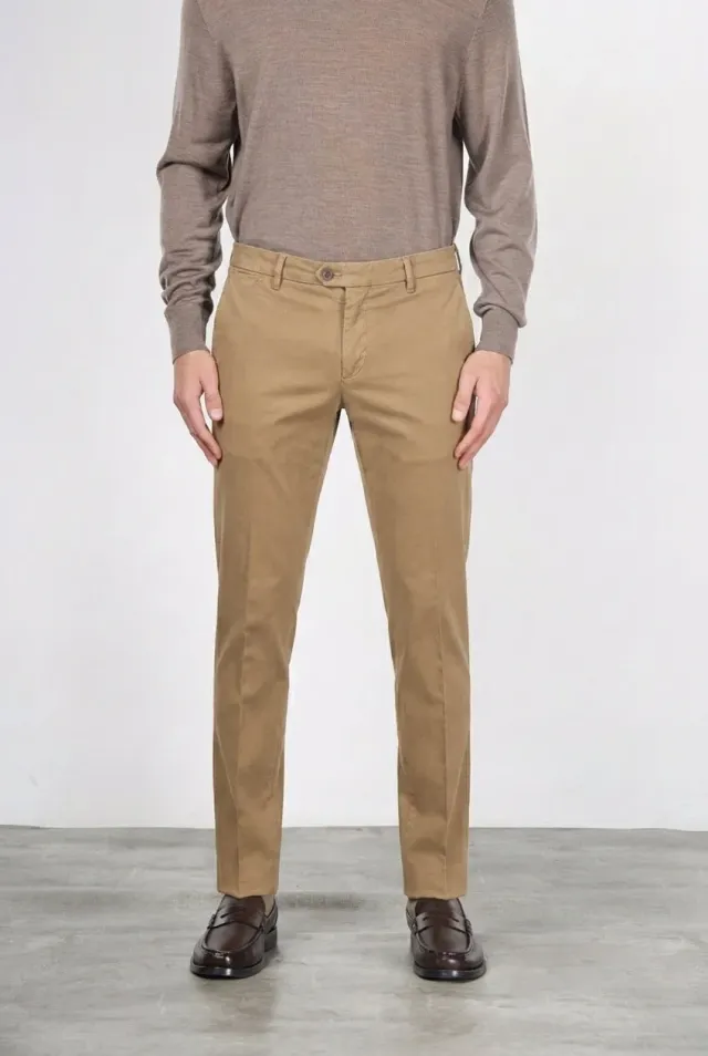 Mason's New York chino bukser mørkebeige regular fit