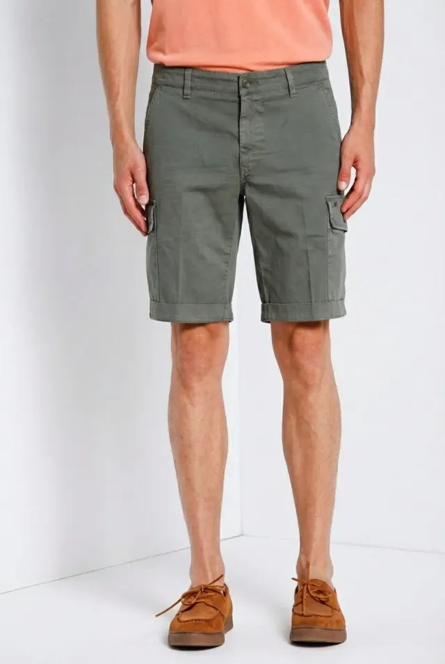 Mason's Chile cargo shorts militærgrøn slim fit