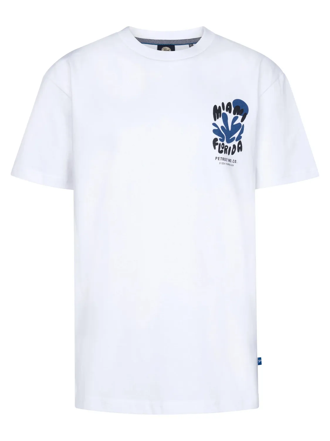 Petrol Industries Barracudaway T-shirt til drenge backprint bomuld