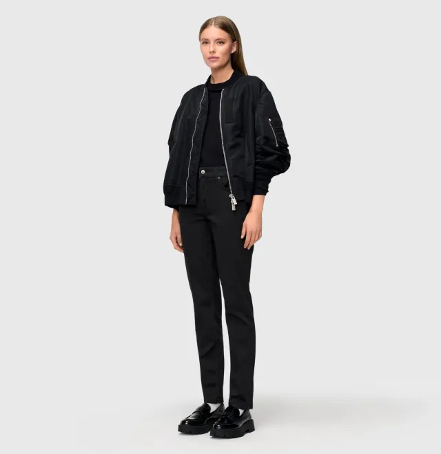MAC Melanie 5040 jeans sort straight fit