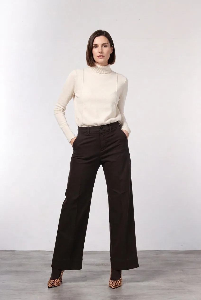 Mason's New York Studio chinos brun straight fit