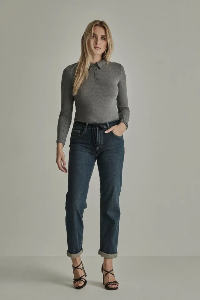 Para Mi Bobby jeans Old Blue løs pasform høj talje