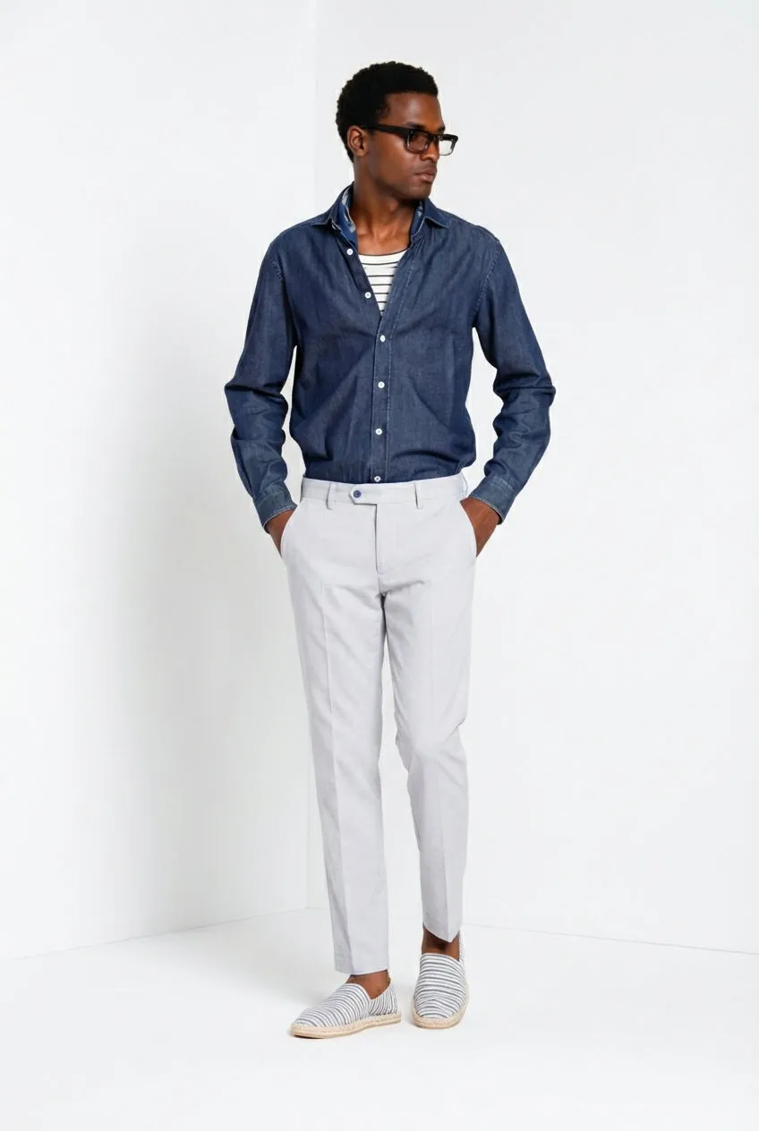 Mason's Torino herre chino hvid slim fit