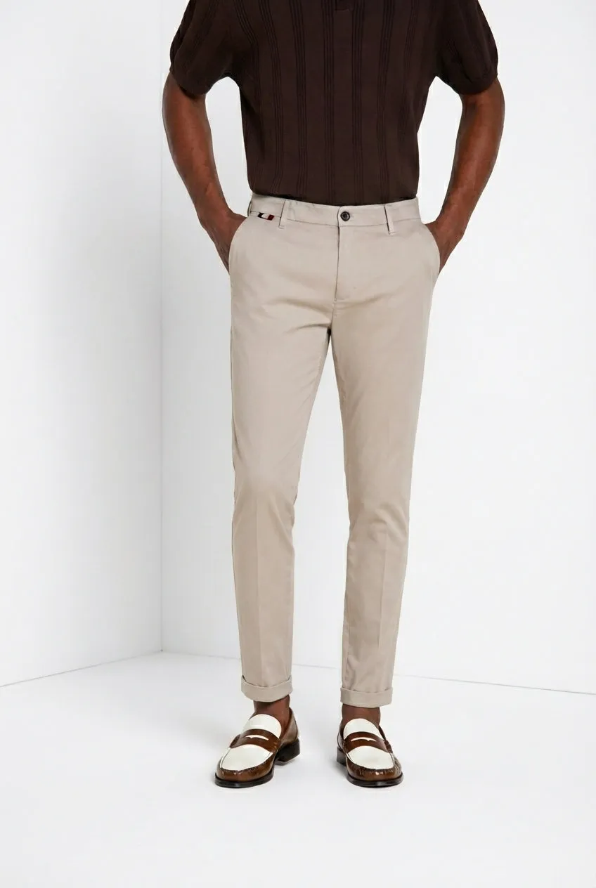 Mason's Osaka 1 Pinces chinos mellemgrå stretch
