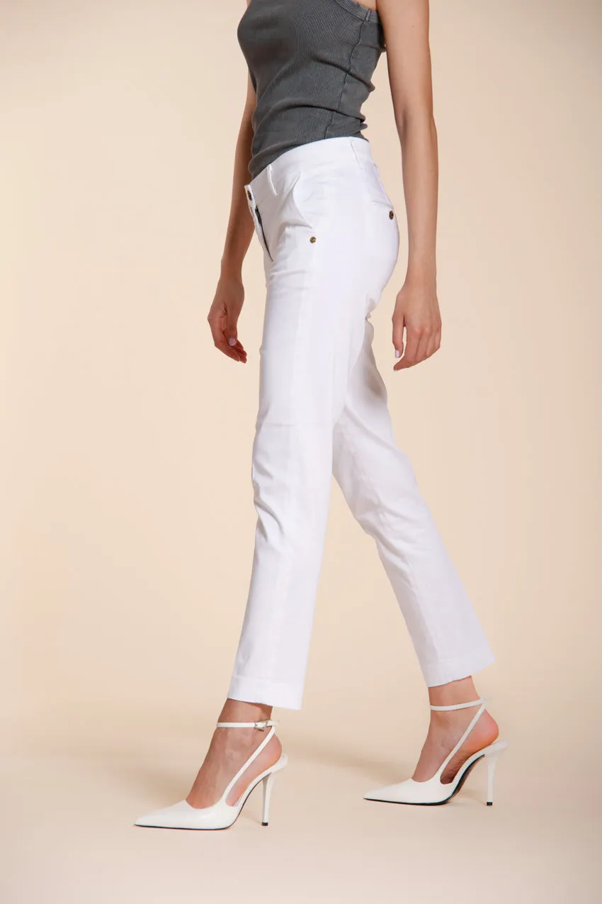 Mason's New York Slim dame chino hvid