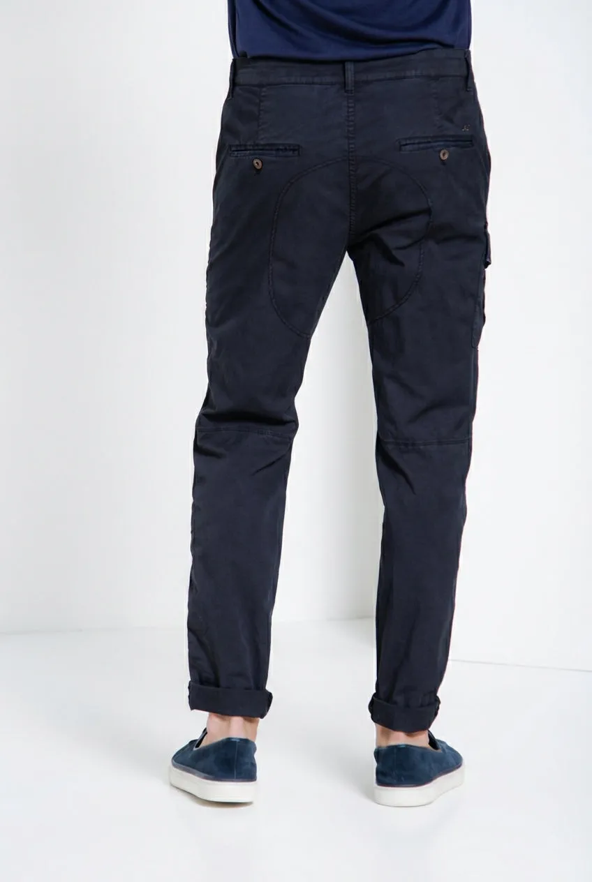 Mason's George Coolpocket cargobukser midnatsblå carrot fit