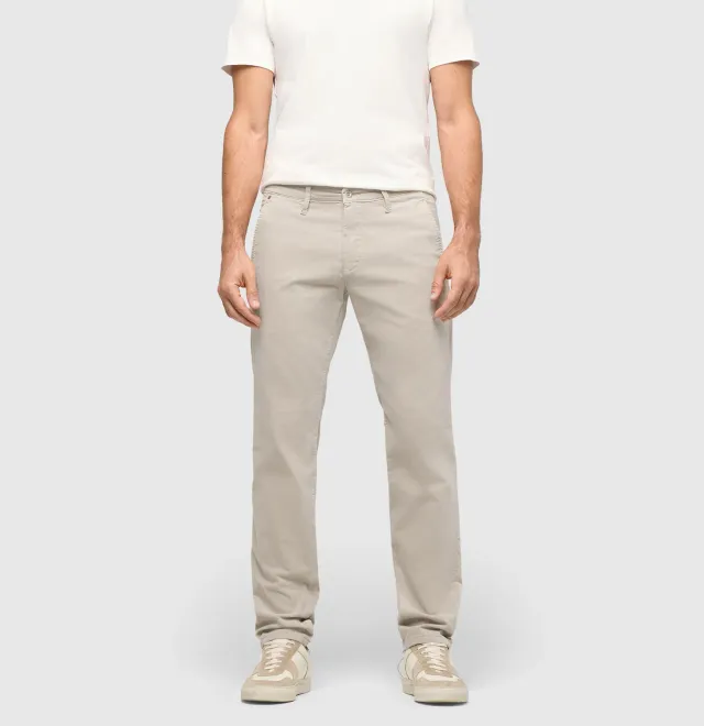 MAC Driver Pants fløjl beige stretch