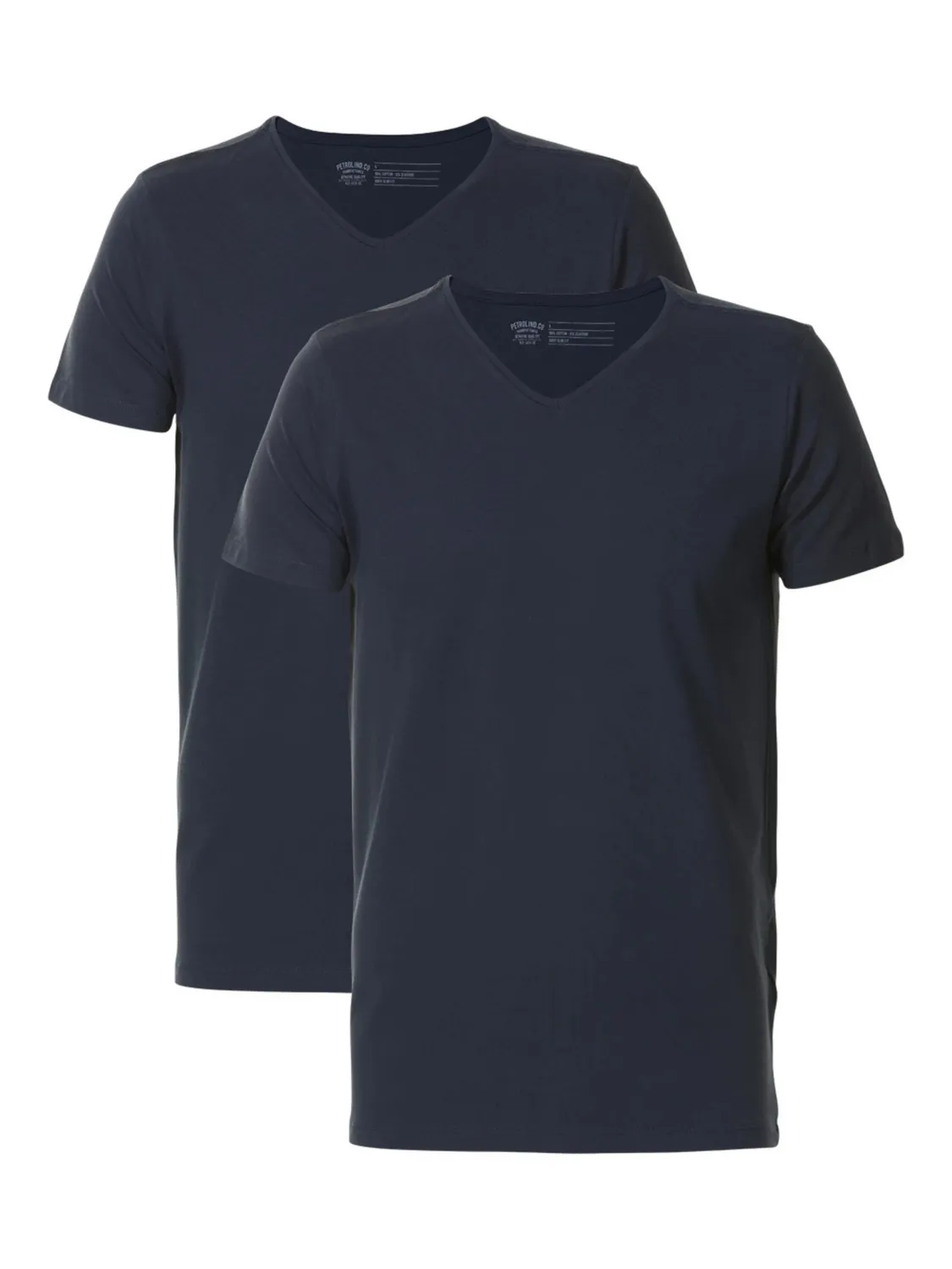 Petrol Industries V-hals t-shirt 2-pack bomuld
