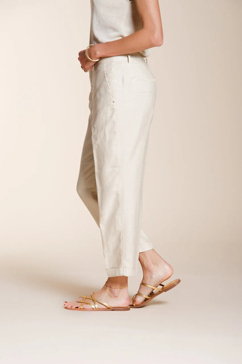 Mason's Linda Summer chinos mælkehvid relaxed fit