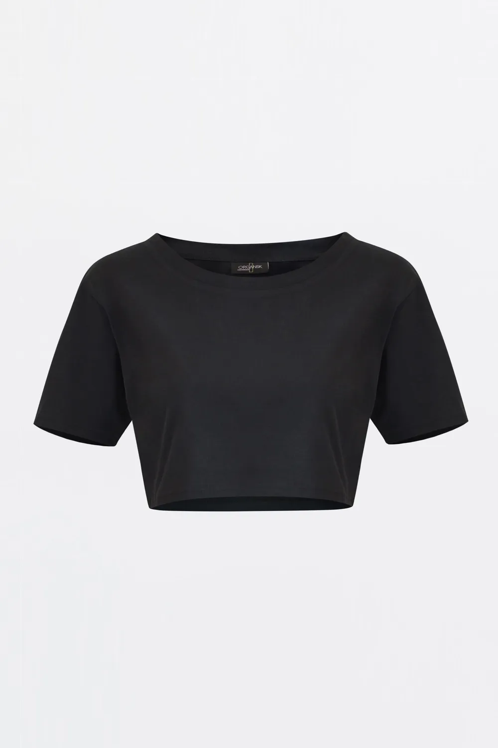 Organsk Organic Crop Top t-shirt hvid bomuld XS-XL