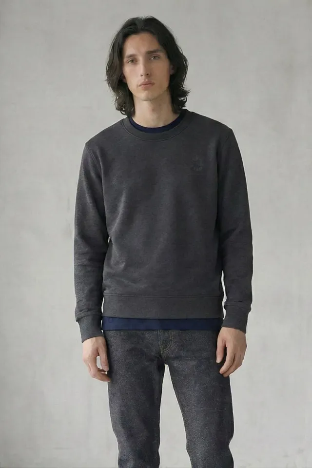 Organsk The Classic Organic sweatshirt grå