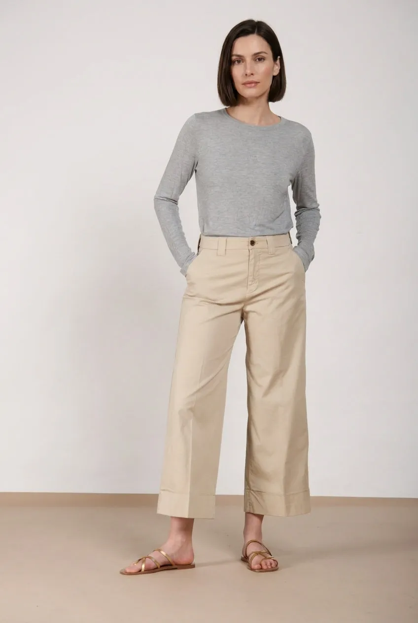 Mason's New York Studio Cropped chinos dame smørgul straight