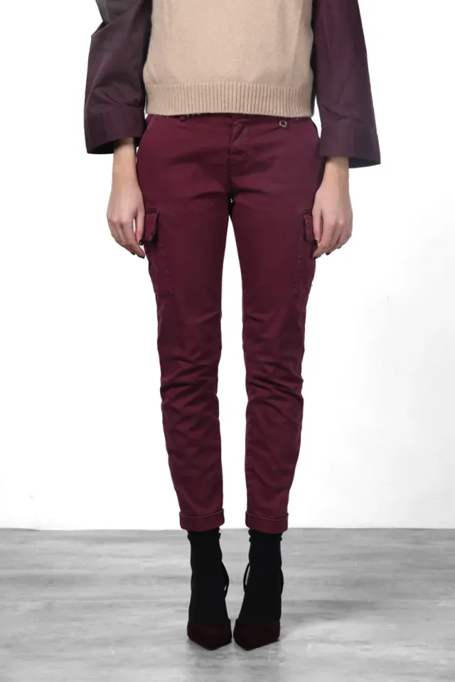 Mason's Chile City cargobukser slim – bordeaux