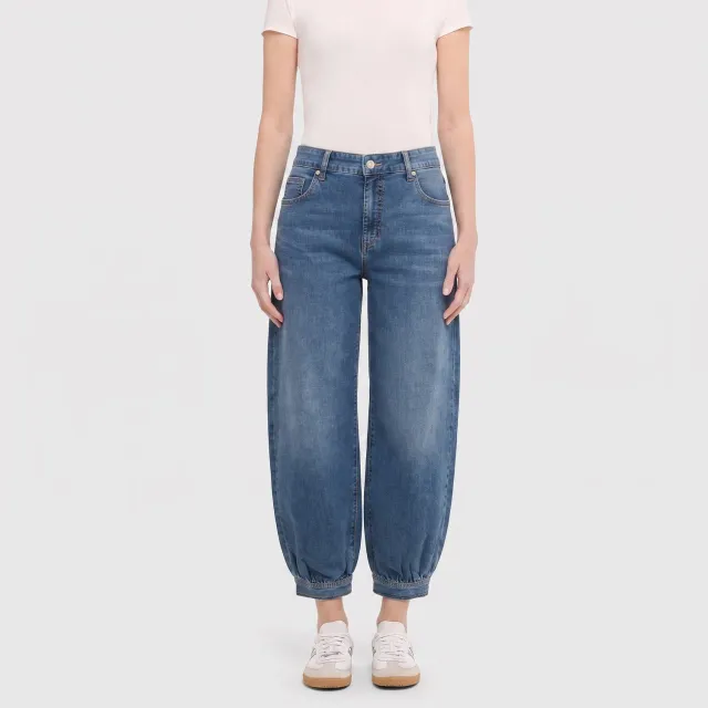 MAC Balloon jeans mellemblå barrel fit