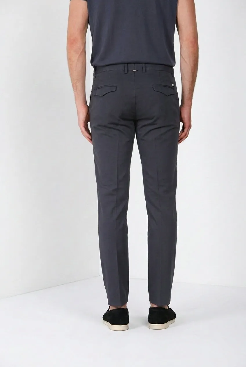 Mason's Torino City Icon Flex chinos lyseblå slim hør