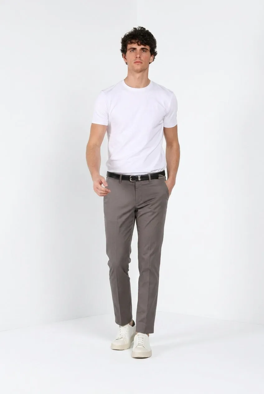 Mason's Torino Travel chino bukser grå slim stretch