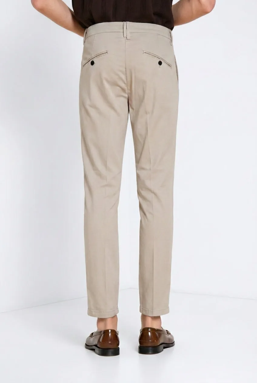 Mason's Osaka 1 Pinces chinos mellemgrå stretch