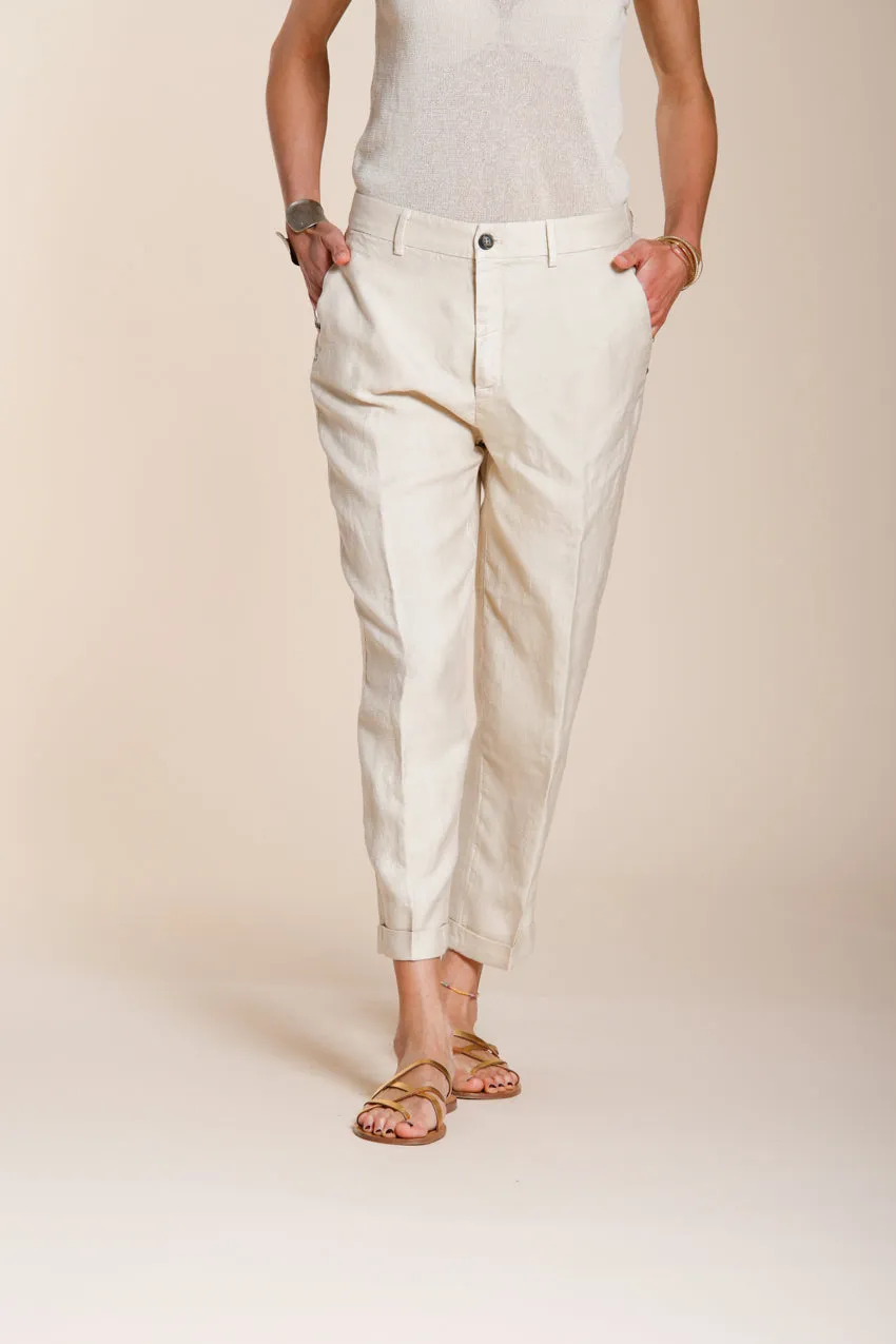 Mason's Linda Summer chinos mælkehvid relaxed fit