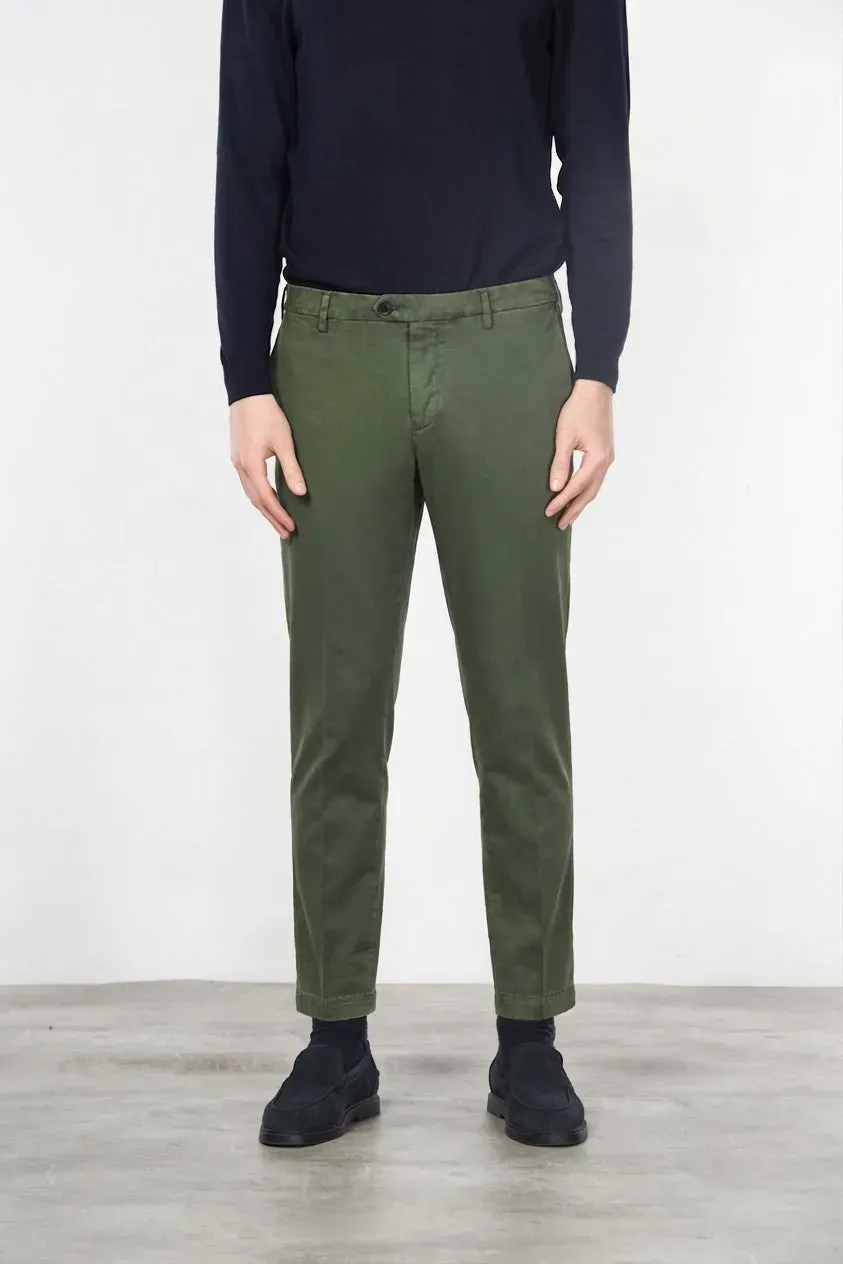 Mason's New York chino bukser skovgrøn uld regular