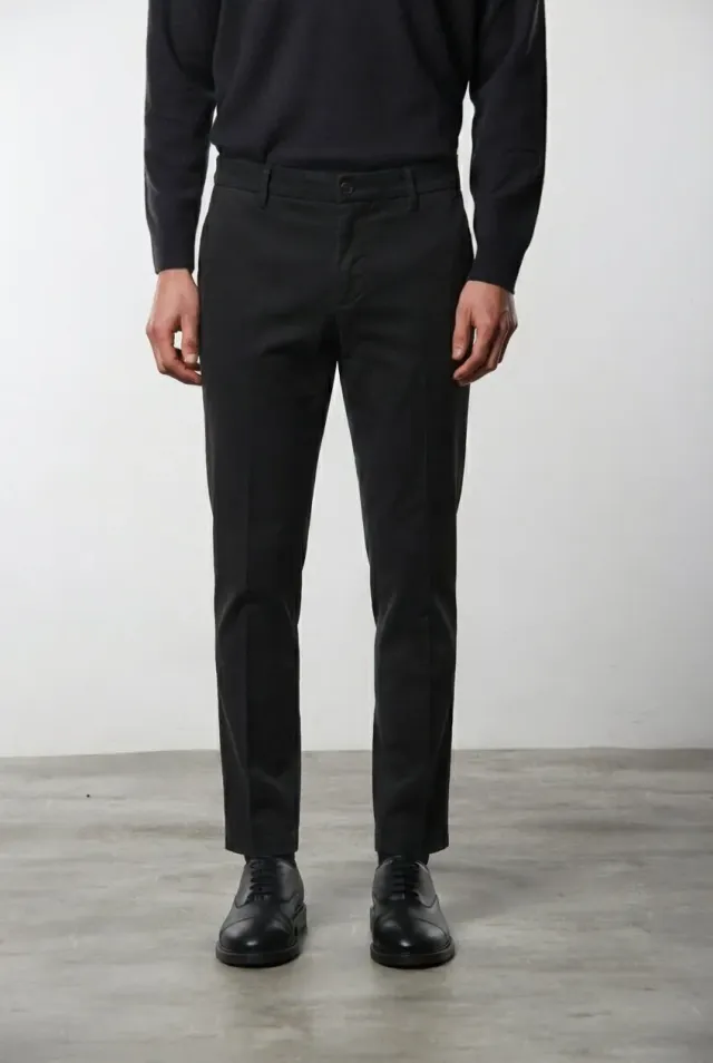Mason's Milano chinos brun gabardin extra slim