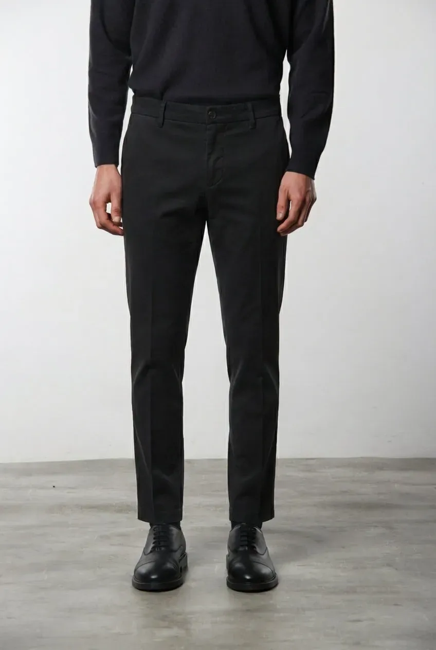 Mason's Milano chinos brun gabardin extra slim