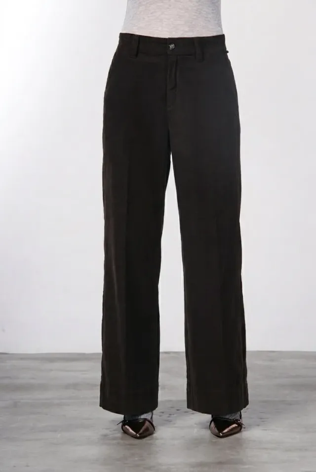 Mason's New York Wide chinos brune fløjl wide leg