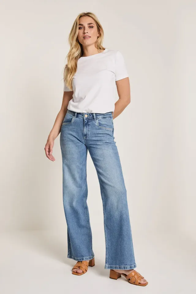 Para Mi Daily Denims Mira Stud jeans Cosmic Blue