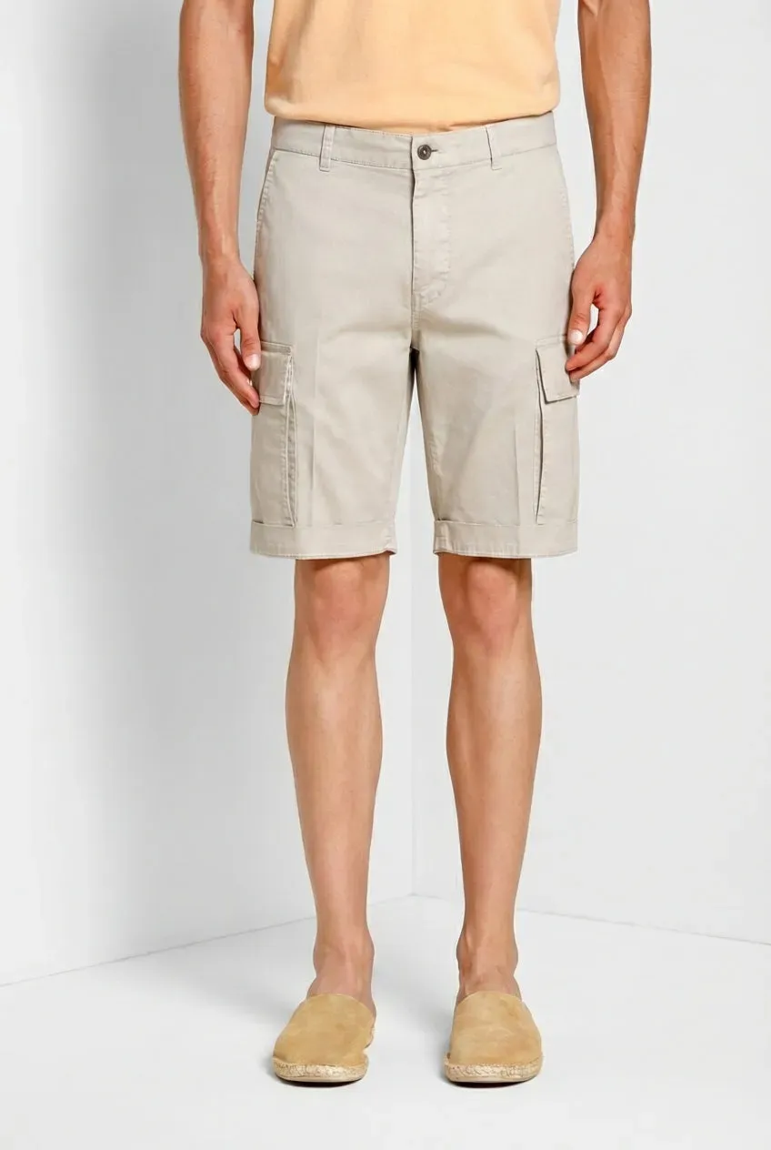 Mason's Cargo M74 cargo bermuda grå relaxed stretch