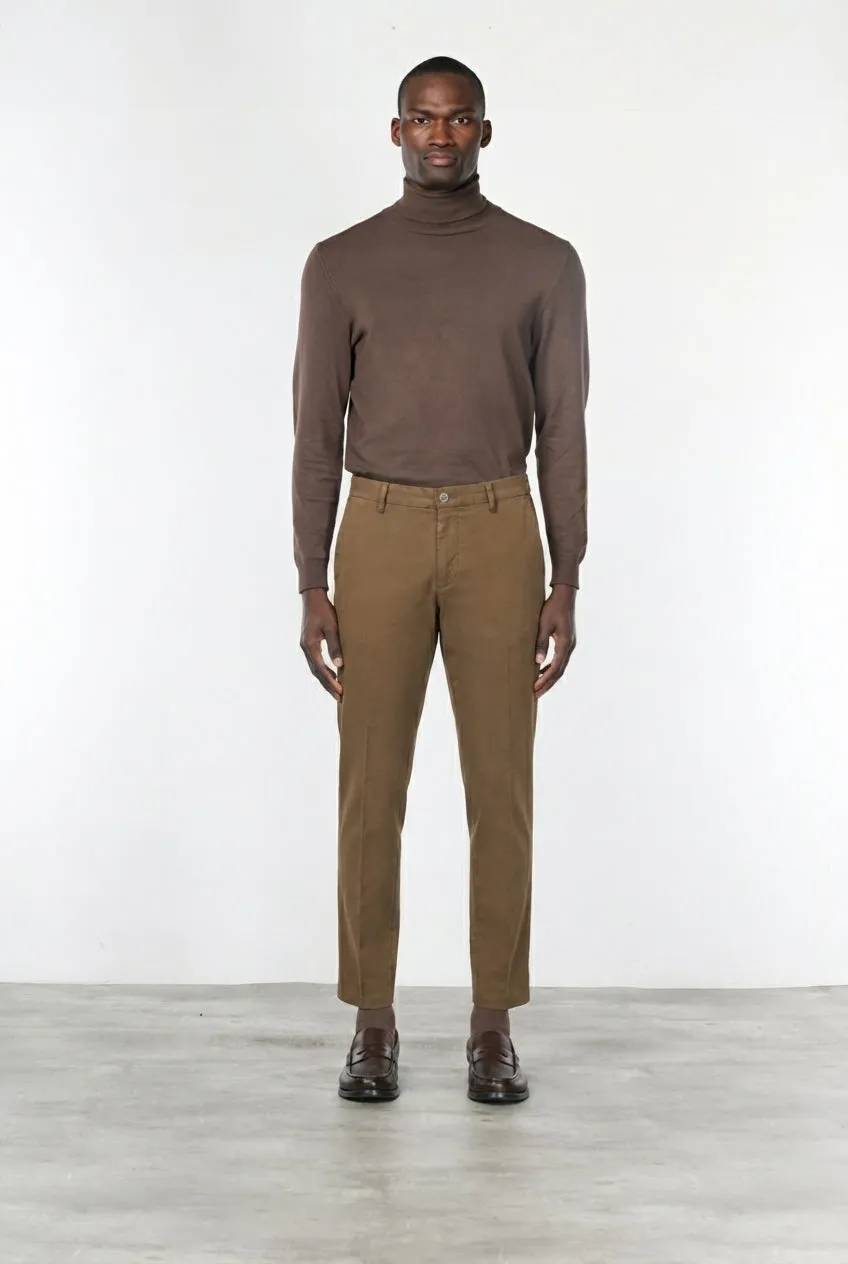Mason's Milano chino taupe extra slim