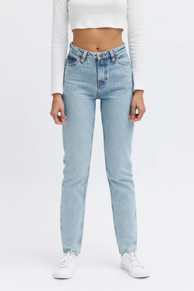 Organsk Oxygen Clean Revolution jeans klar blå vask
