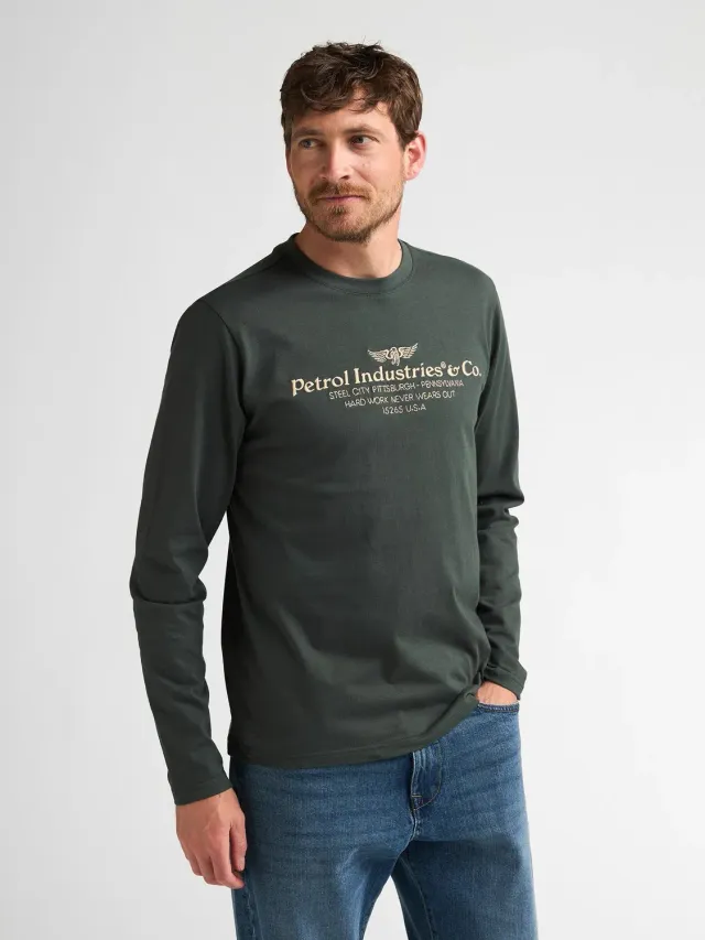 Petrol Industries Millwall longsleeve herre økologisk