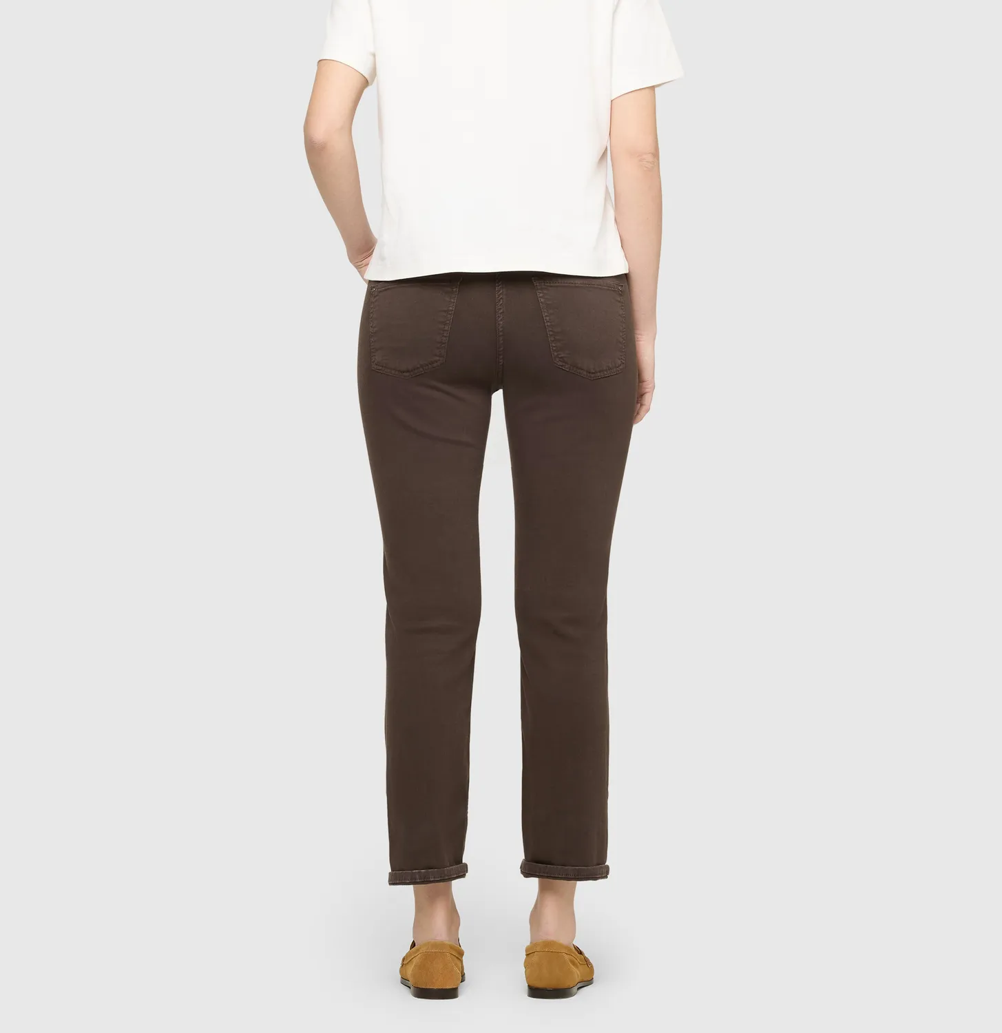 MAC Dream 5403 cropped jeans brun hyperstretch