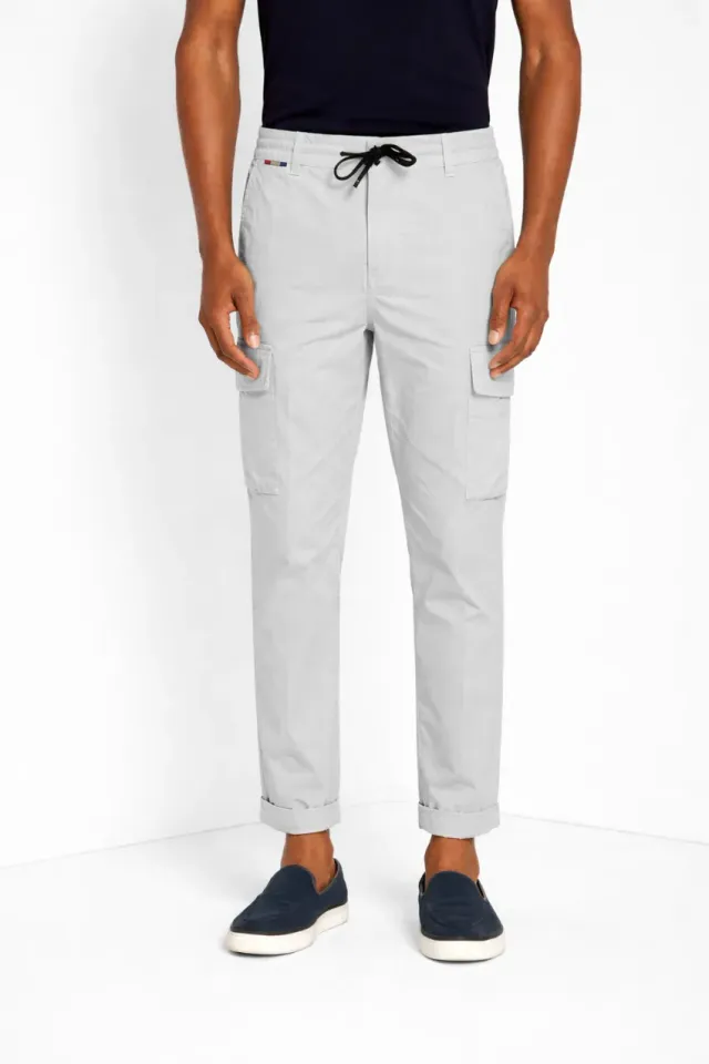 Mason's Chile Jogger cargo bukser lysegrå extra slim