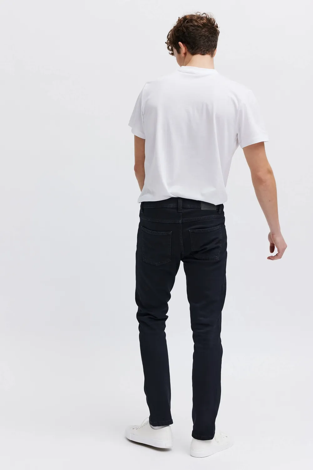 Organsk Atmosphere Black Rock jeans sort stretch
