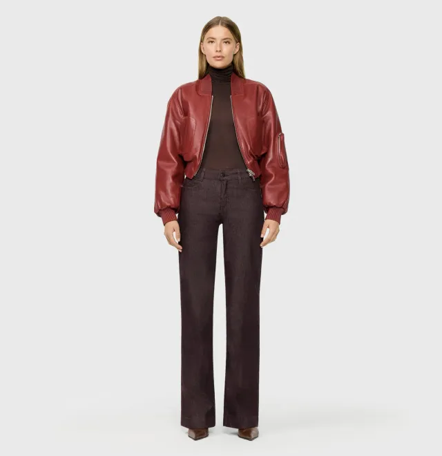 MAC Dream Wide Authentic jeans brun wide fit