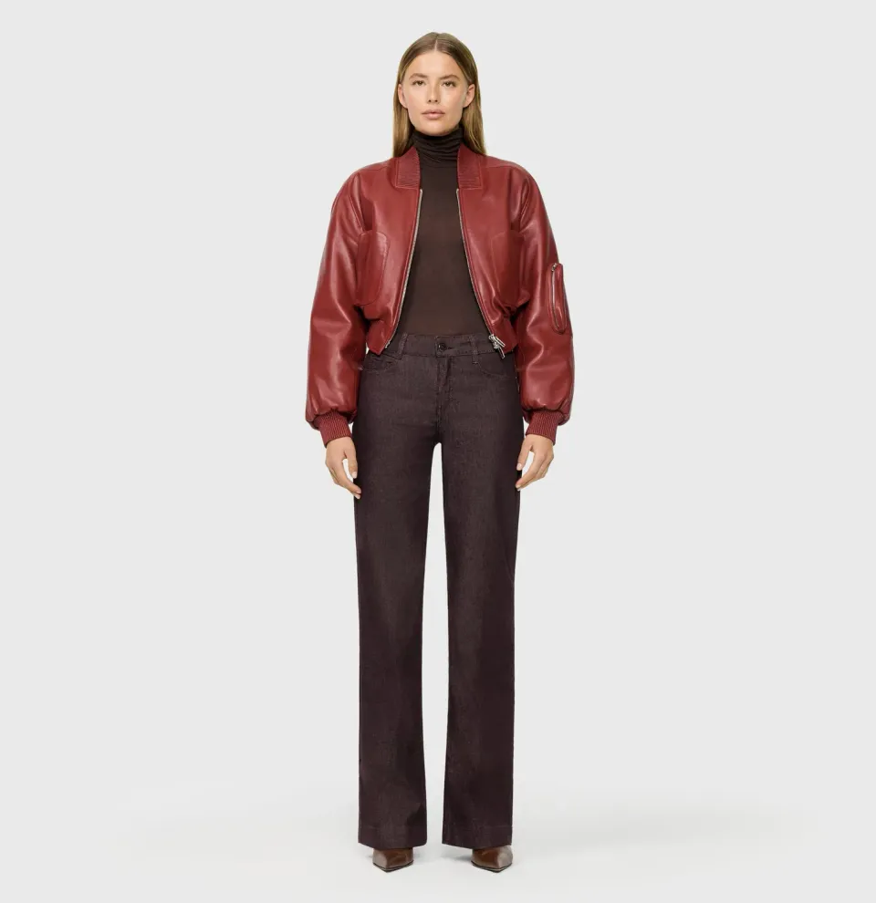 MAC Dream Wide Authentic jeans brun wide fit