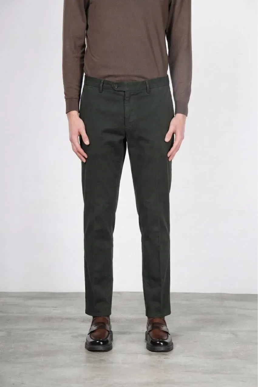 Mason's Paris chino mørkegrøn carrot fit herre