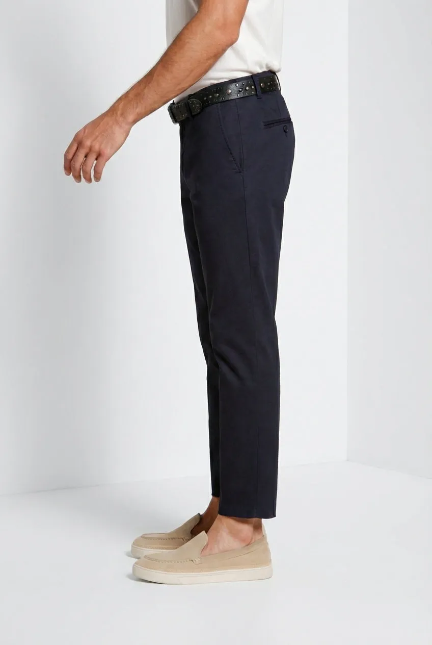 Mason's Milano chino bukser natblå extra slim fit
