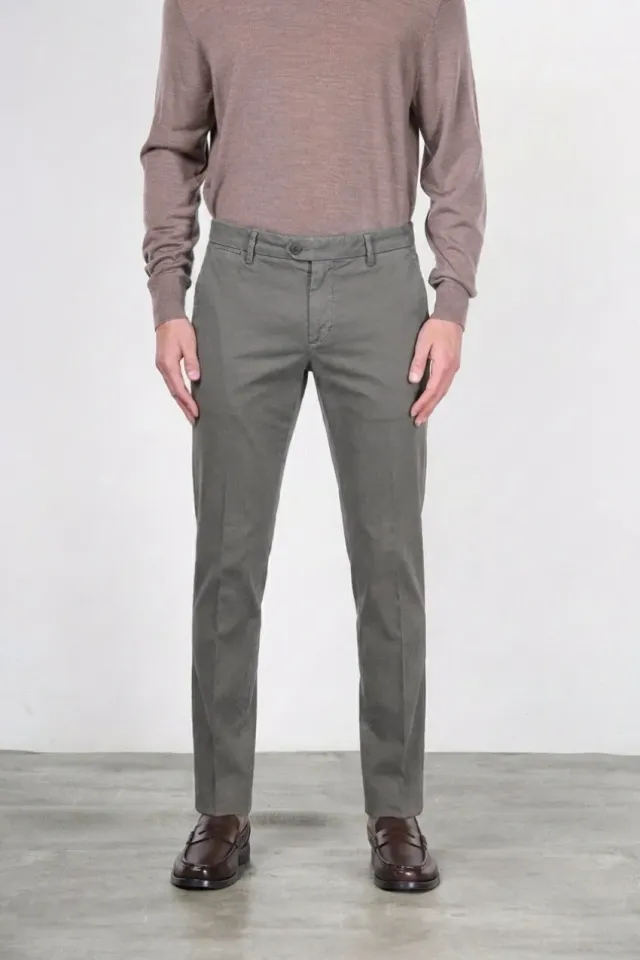 Mason's New York chinos mørkegrå regular