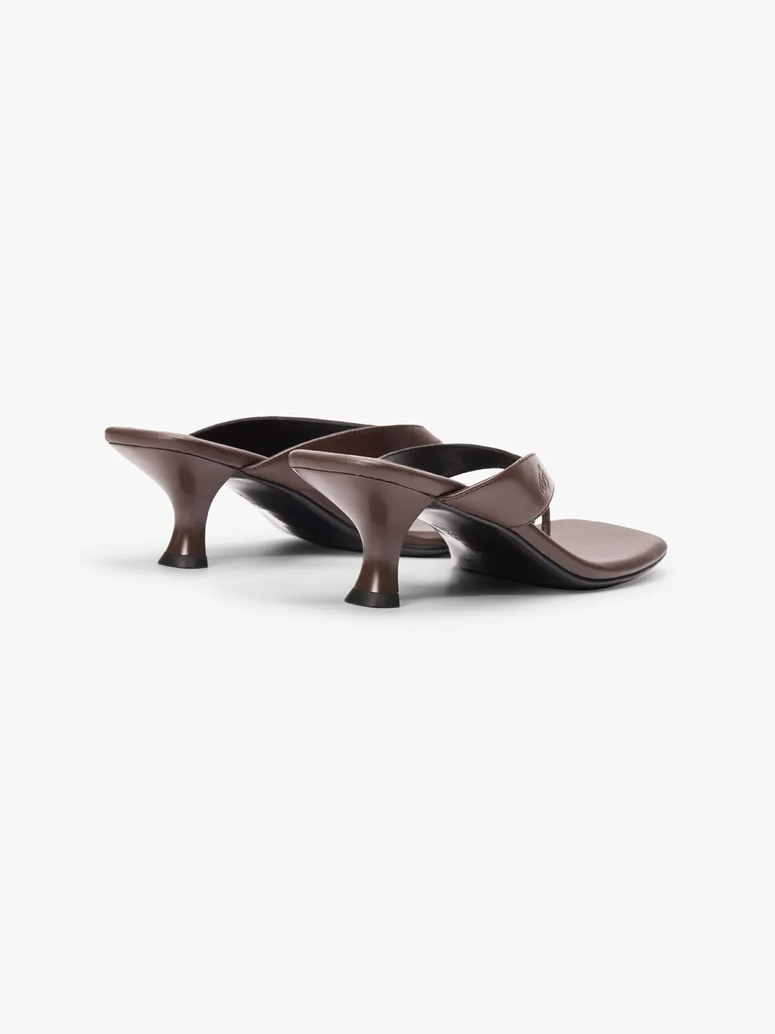 Miss Sixty Kitten Heel sandaler brun lammeskind