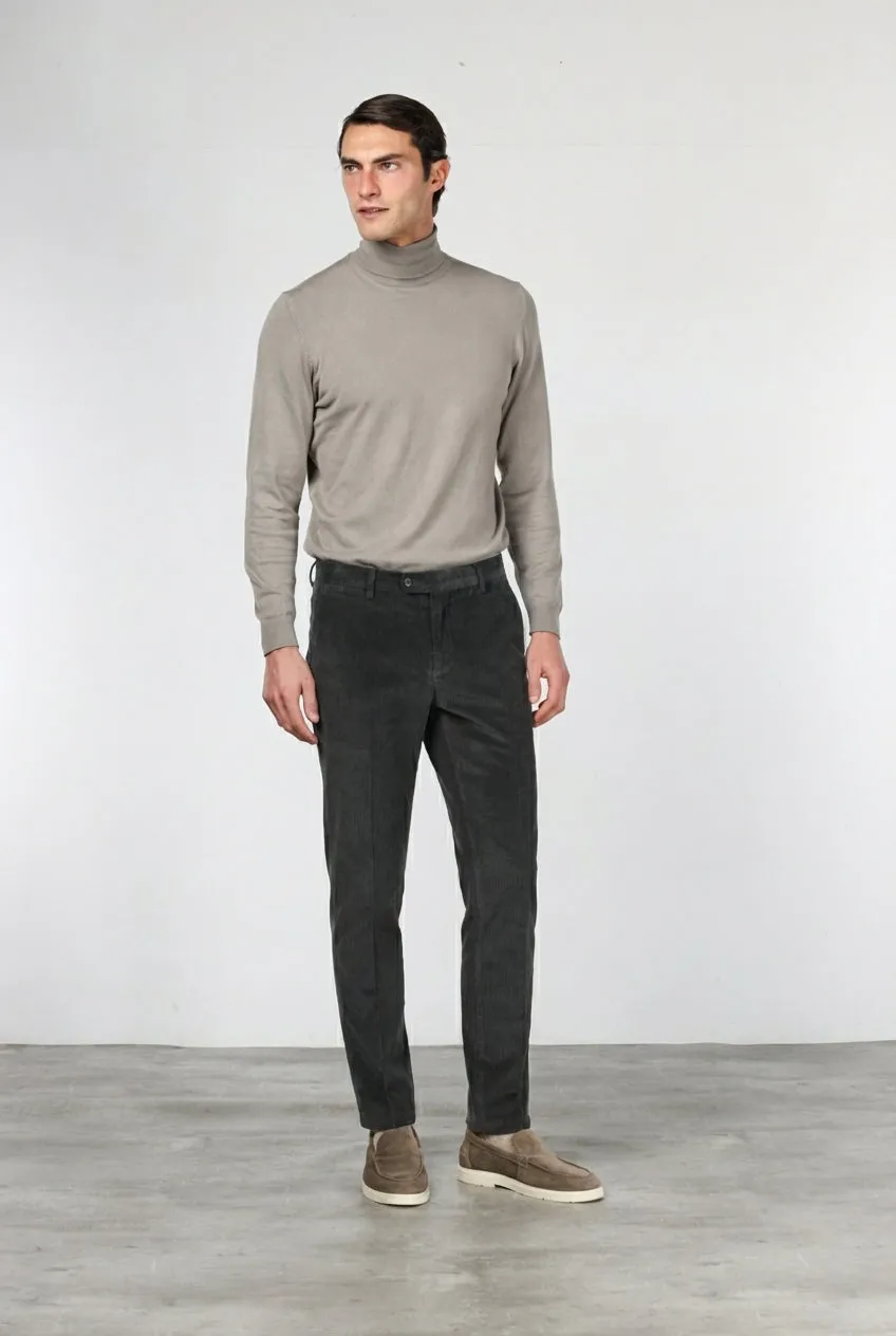 Mason's Milano Jogger chinobukser brun smal fløjl